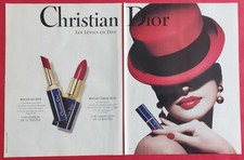 PUBLICITE de PRESSE: Produit de Beauté Christian DIOR Rouge à Lèvres 1994
