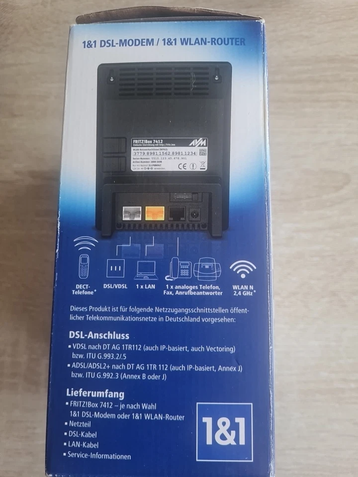 AVM FRITZ!Box 7412 VDSL-Modem (2000-2698) - Bild 4 von 4