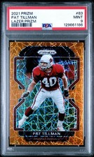 2021 Panini Prizm Pat Tillman Lazer #83 PSA 9 Atizona Cardinals