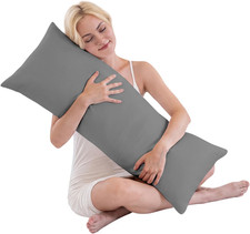 SHOUREN Body Pillow,Long Bed Pillow for Adults,14x36in Breathable,sweat-absorbin