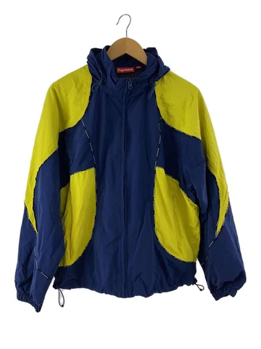 Veste de survêtement à capuche passepoil logo Supreme bleu marine S Occasion