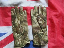 BRITISH ARMY ISSUE mtp camo LEATHER cold weather combat COMBAT GLOVES large NEW