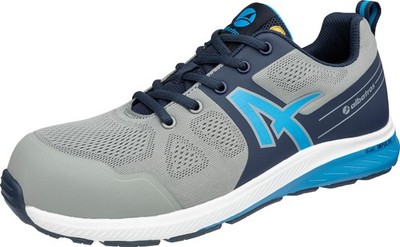 albatros VORTEX IMPULSE LOW S1PS ESD flacher bequemer Sicherheitsschuh grau-blau