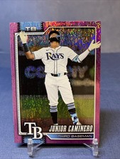 Topps Series 1 - Junior Caminero 🔥 Pink Foil 🔥Tampa Bay Rays #328
