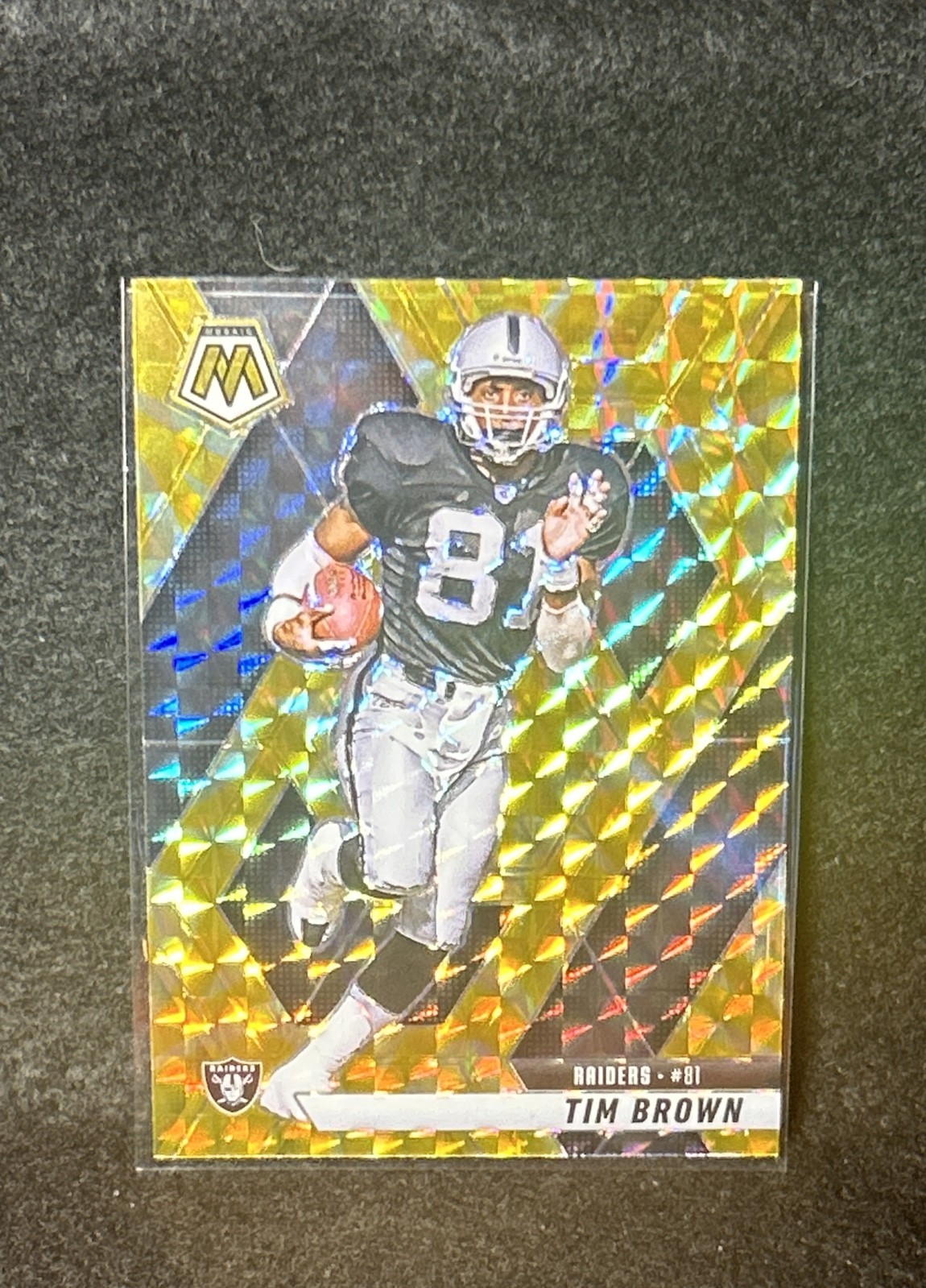 2025 Panini Mosaic - Tim Brown #139 Mosaic Prizm Raiders