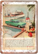 1960 Vintage DeSoto Auto Advertisement Retro Look Reproduction Metal Sign A13989