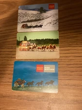 Single Vintage Swap Horse Stagecoach Advertising Playing Cards