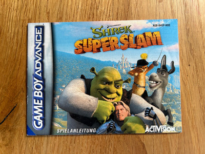 Gameboy Advance Anleitung - Shrek Super Slam