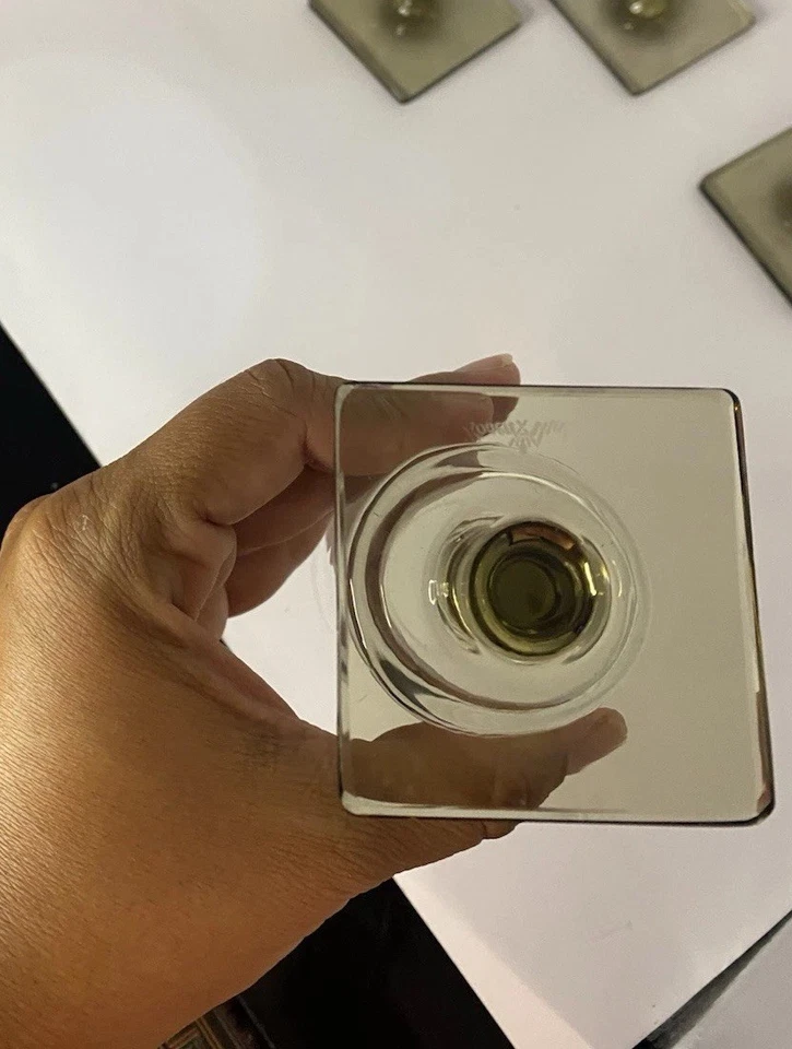 *ROSENTHAL BERLIN CHAMPAGNE WINE GLASSES SMOKED GLASS VINTAGE DESIGN 15CM - Image 2 of 3