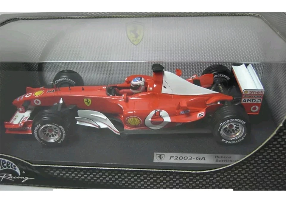 Ferrari F2003-GA R Barrichello Hotwheels B1024 - Immagine 2 di 4