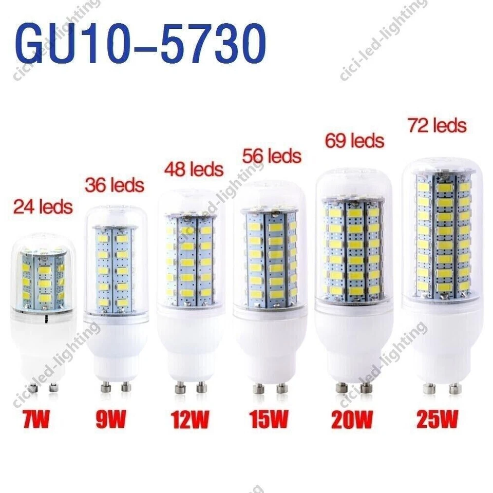 LED Birne GU10 G9 B22 7W 12W 15W 20W 25W Mais Lampe SMD Leuchtmittel Licht - Bild 4 von 4