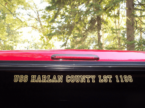 USS HARLIN COUNTY LST 1196 Decal US NAVY Military S01 - Picture 1 of 2