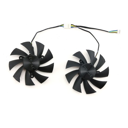 Ventilateur Refroidissement Carte Graphique pour Zotac RTX 2060 2060s 1660 1660ti Destroyer HA HB - Photo 3/4