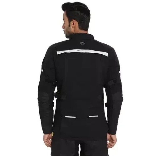 CHAQUETA DE EQUITACIÓN NIRVIK V2 NEGRA VIENE CON FORRO TÉRMICO APTA PARA ROYAL ENFIELD. - Imagen 5 de 7