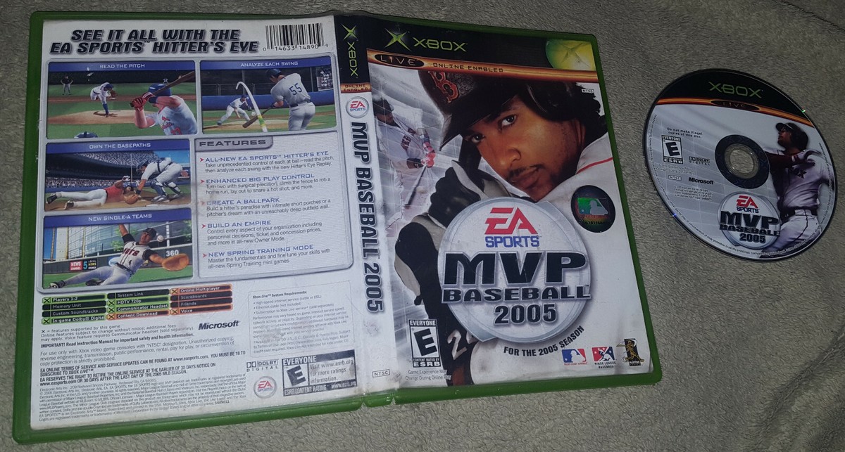 MVP Baseball 2005 05 Original Microsoft XBOX MLB 14633148909 MVP Baseball 2005 05 Original Microsoft XBOX MLB 14633148909