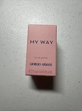 Giorgio Armani MY WAY Eau de Parfum 0.24 fl. oz / 7ml Mini SPLASH New in Box
