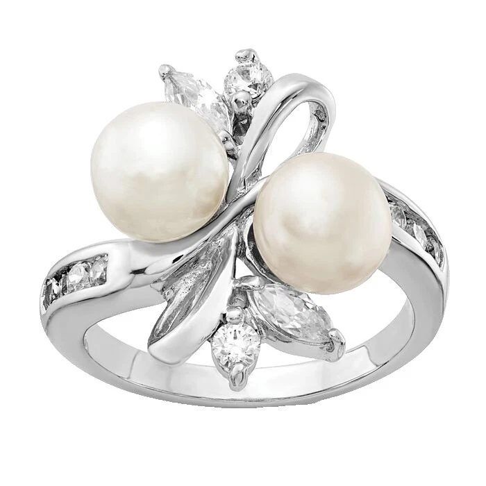 Pearl (Imitation) Band Fashion Rings