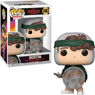 Stranger Things - Dustin 1463 - Funko Pop! Vinyl Figur | eBay