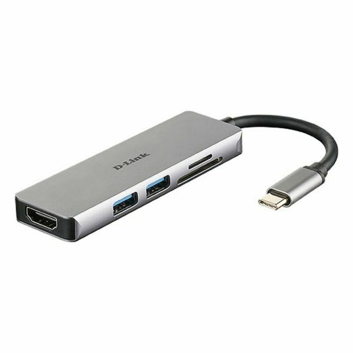 Hub USB C D-Link DUB-M530 4K Ultra HD Grigio
