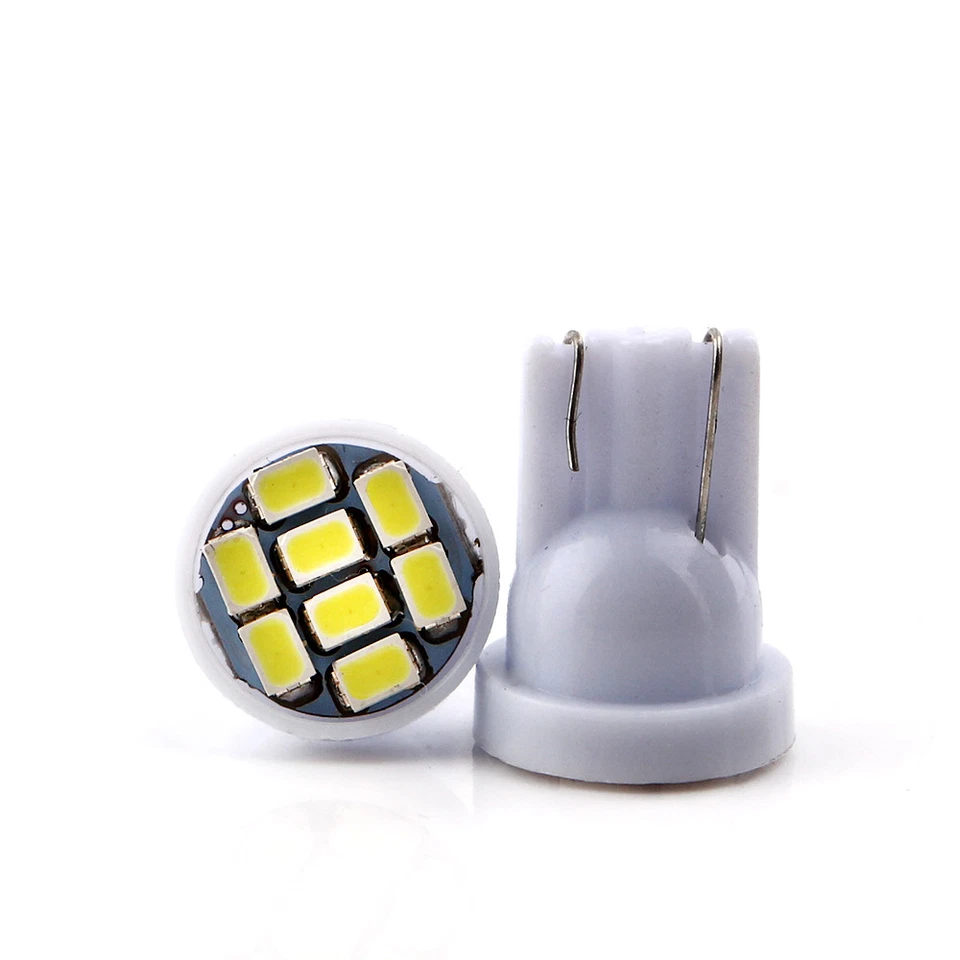 100Pcs DC AC 6V 6.3V T10 W5W 2825 158 192 168 194 Pinball LED Wedge Light bulbs - Image 3 of 4