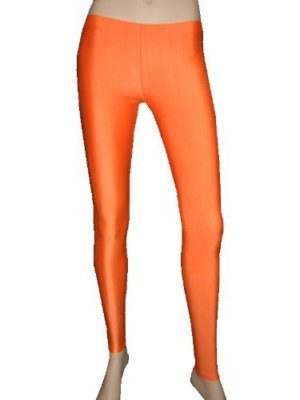 Cyber Fancy Dress Leggings NEON UV Leggings In Pink, Yellow, Orange, Green - Rave, Halloween, Cyber Fancy Dress Pink Tutus