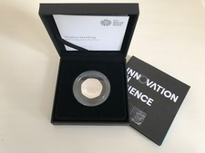 2019 SILVER PROOF STEPHEN HAWKING  50P FIFTY 50 PENCE COIN BOXED