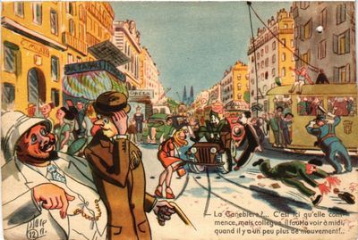 Old postcard Marseille drawings of Albert Place-Legends of Max Viere (445227)