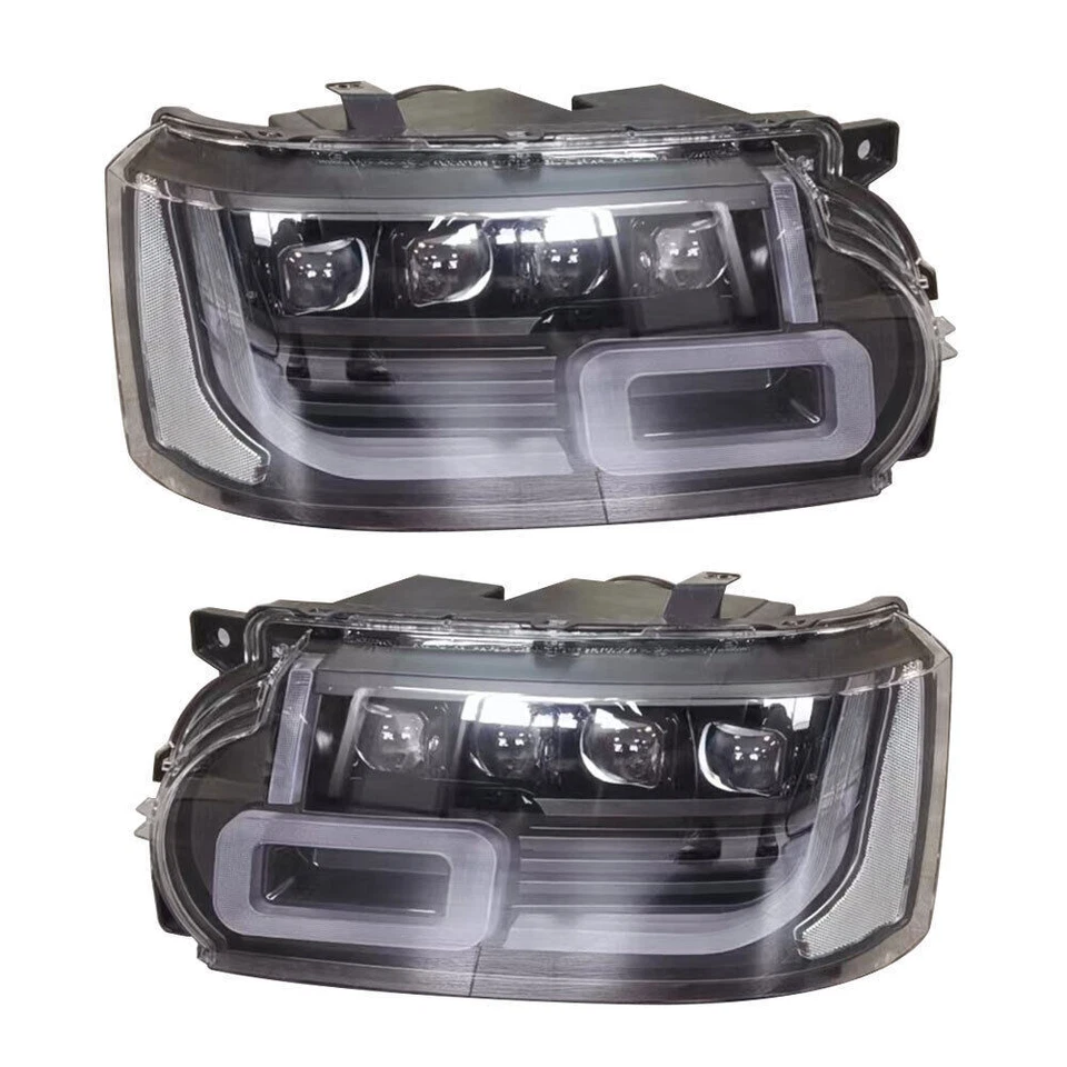 Conjunto de par de faros para Land Rover Range Rover Sport 2010-2013 Plug and Play Foto 2 de 4