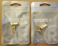 NEW! RadioShack RG6 Gold Plate TV Coax Connectors (2 Packs) 278-0282 *FREE SHIP*