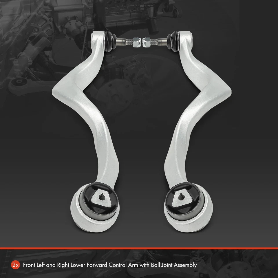 2x Brazo de control delantero inferior con rótula para BMW 745Li E66 745i E65 750Li Foto 3 de 4