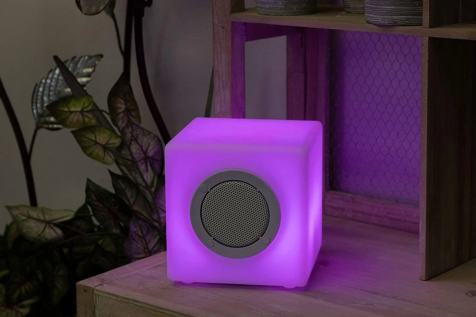 Alpine Corporation Add-On Multi-Color LED Bluetooth Speaker Portable Wireless - Image 3 of 4