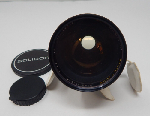 SOLIGOR Macro ZOOM 35-105mm f3.5 LENS MOUNT, CASE, CAPS - Picture 7 of 7