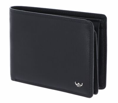 Golden Head Polo RFID Protect Billfold With Secret Pocket Geldbörse Black