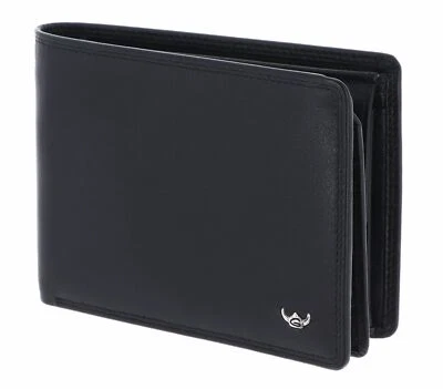 Golden Head Polo RFID Protect Scheintasche mit Geheimfach 1159 Geldbörse Schwarz - Bild 1 von 4