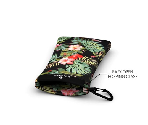 Custodia Sunnysoc Hawaiian occhiali occhiali da sole custodia cellulare custodia protettiva borsa - Foto 3 di 6
