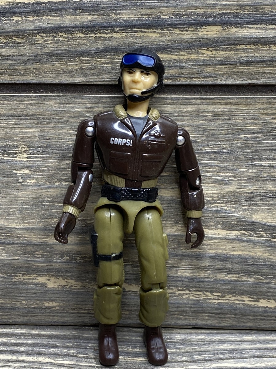 Vintage Lanard Toys 1986 The Corps GI Joe Brown Coat Plastic