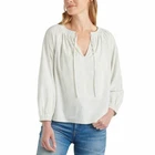 LUCKY BRAND NEW Women's Lyla Printed Peasant Blouse Shirt Top TEDO