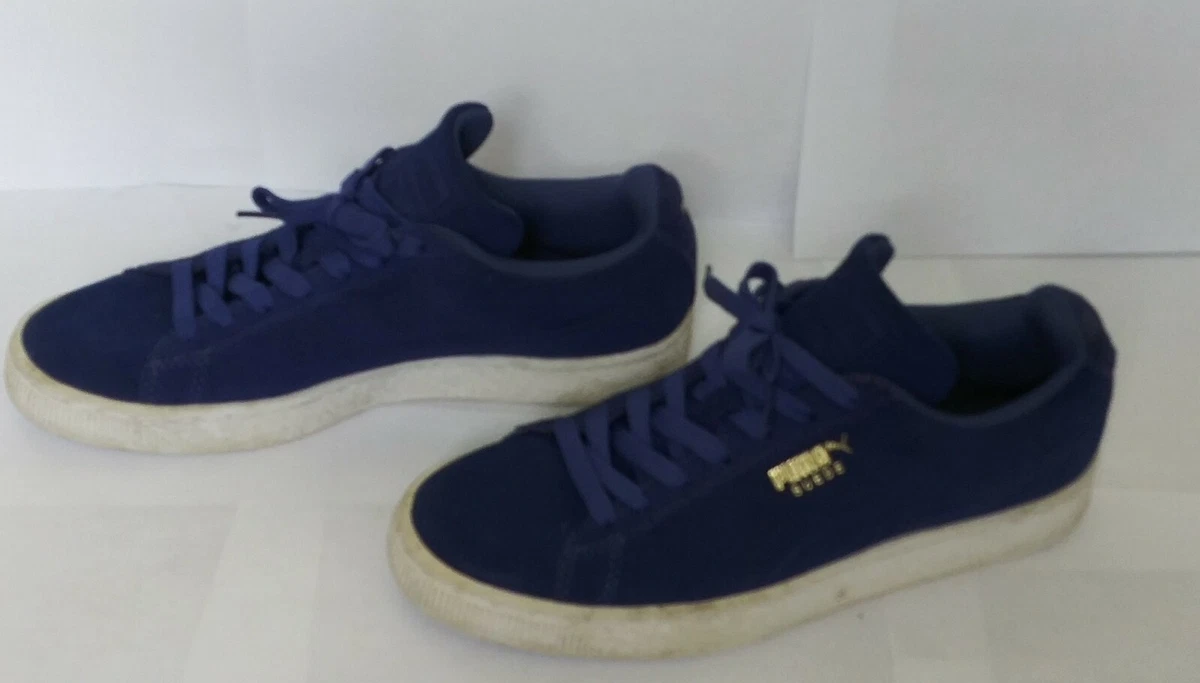 Puma suede hotsell blue mens