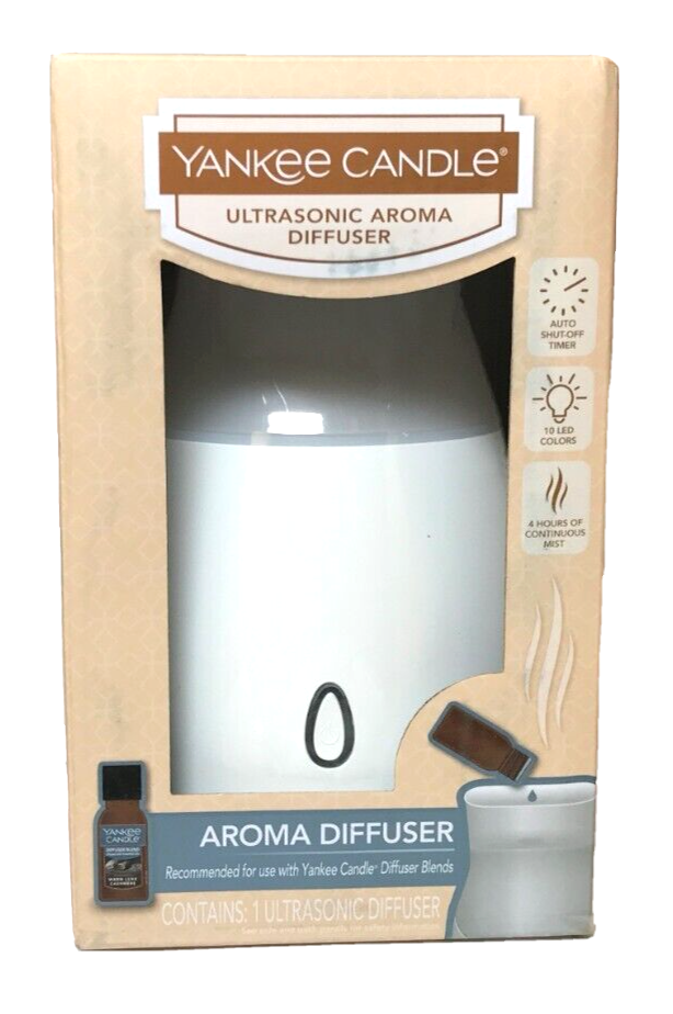 Yankee Candle ULTRASONIC ESSENTIAL OILS DIFFUSER 10 Color Lights LEDs