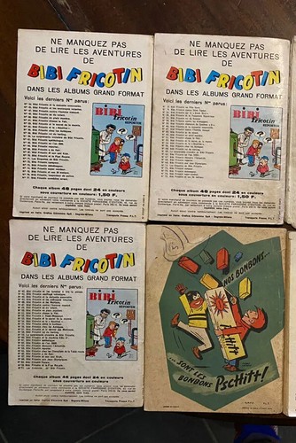 Konvolut 4 Comics Tasche Bibi Fricotin. Seltene SPE im Kleinformat Lacroix 60er Jahre - Bild 3 von 3
