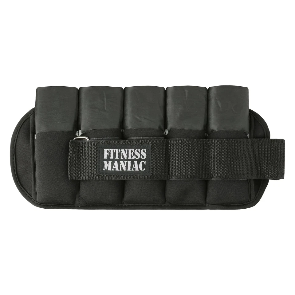 Par de pesas de tobillo ajustables hombres mujeres 10 libras peso total 1 a 5 libras por tobillo Foto 2 de 4