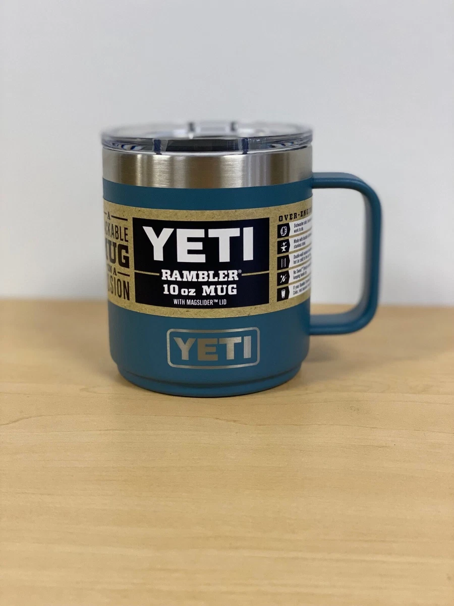 REAL YETI 24 oz. Laser Engraved Aquifer Blue Stainless Steel Yeti Rambler  Mug with a Mag Lid Personalized Vacuum Insulated YETI