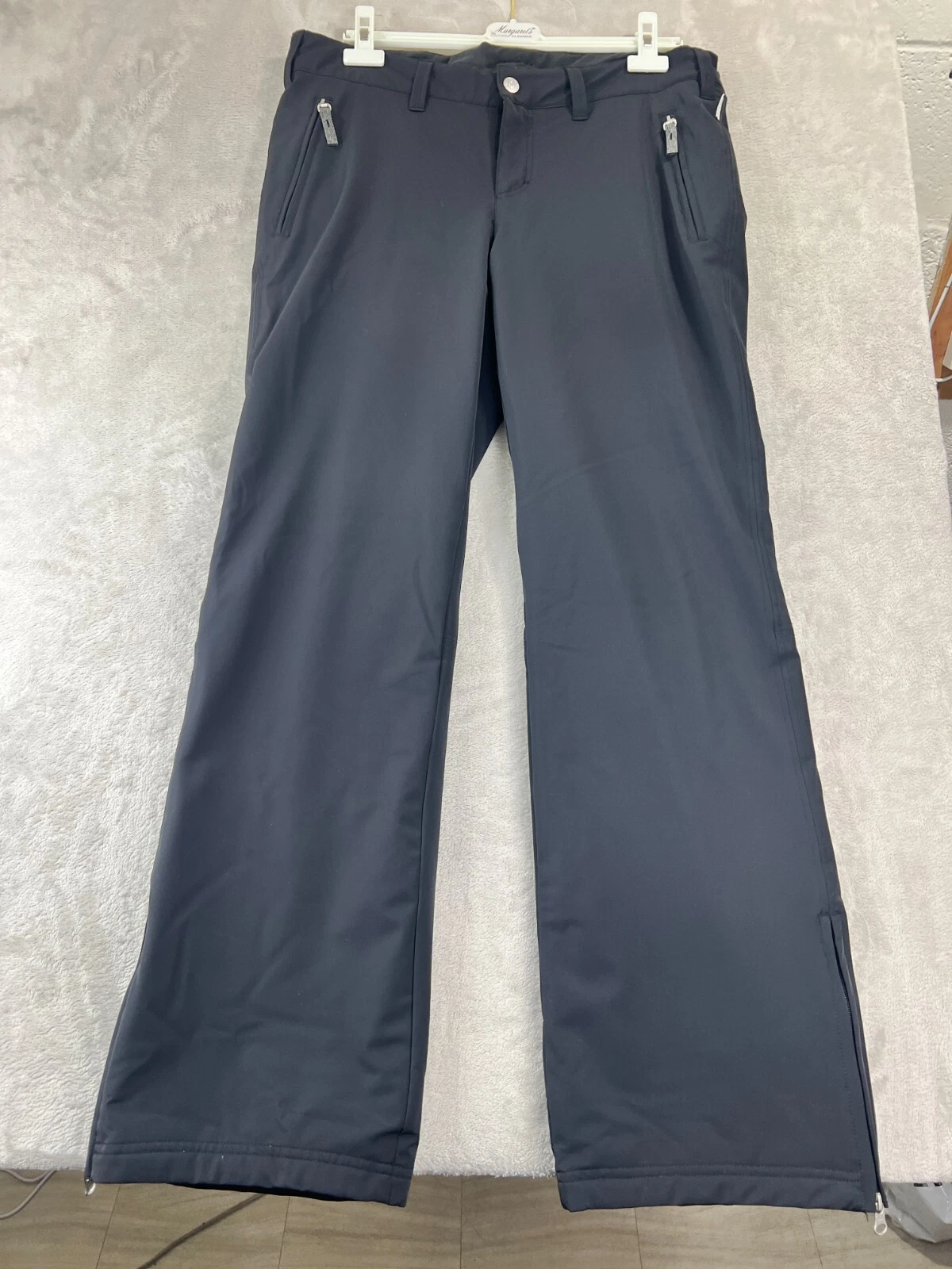 Bogner Fire+Ice Women's Ski Snow Pants Size Eu 42 US 12 Large Black Snowboarding