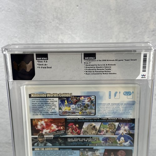 Super Smash Bros. Brawl (Nintendo Wii) WATA 9.6 A+ 2008 - Picture 4 of 4