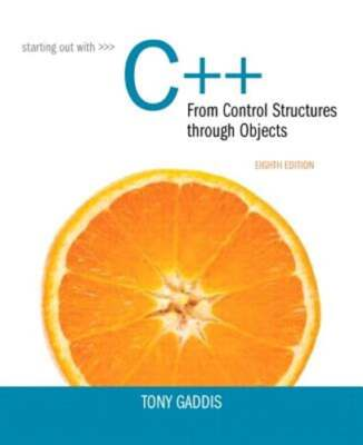 #ad Starting Out with C from Control Structures to Objects by Tony Gaddis: Used $10.24