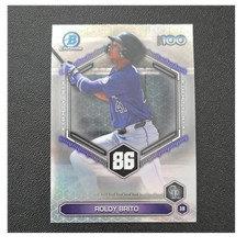 Topps 2026 Bowman Chrome Top 100 Roldy Brito Rockies BTP-86 MLB Baseball