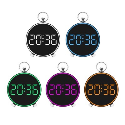 LED Digital Clock with Night Version Temperature Date Student Alarm Clock