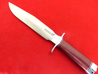 Cuchillo Blackjack USA 1 7 rojo micarta A 2 hoja fija nuevo en caja