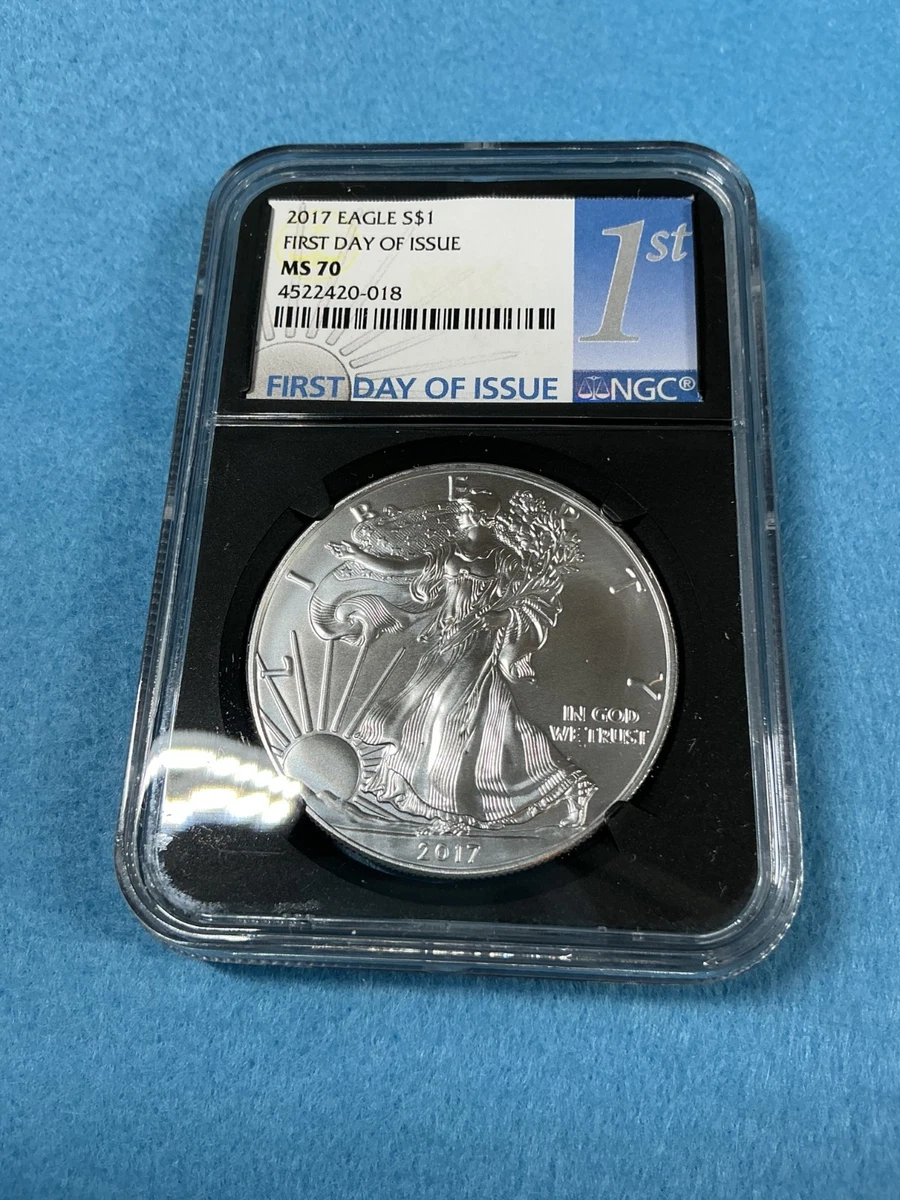 American Eagle MS 70 Graded 2017 Silver Bullion Coins for sale | eBay