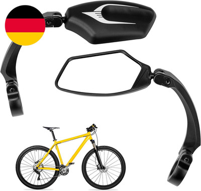 KEMIMOTO Ein Paar Fahrradspiegel Für E-Bike, 180° Drehbar Rückspiegel, Fahrradsp
